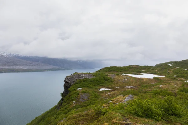 Impresionante Vista Verano Del Fiordo Noruega Colorida Escena Matutina Noruega — Foto de Stock