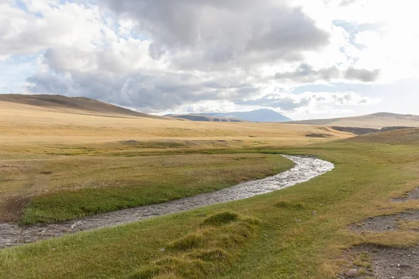 Vista Típica Paisagem Mongol Mongol Altai Mongólia — Fotografia de Stock