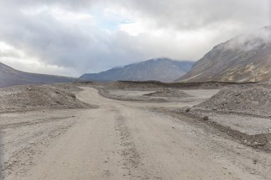 Kola Yarımadası 'ndaki Khibiny dağlarında maden ocağı..