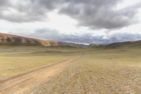 Vista Típica Paisagem Mongol Mongol Altai Mongólia — Fotografia de Stock