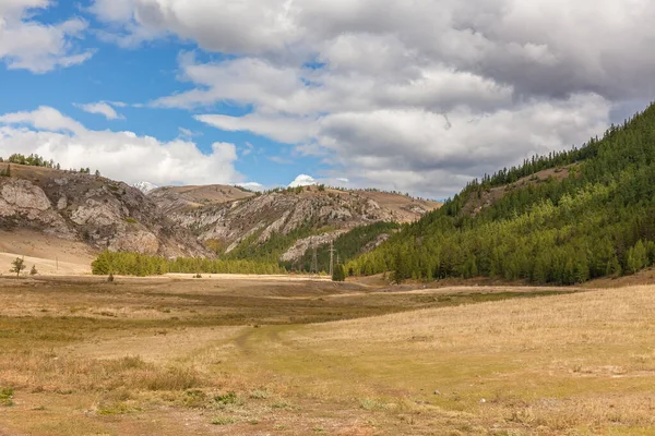 Καλοκαίρι Άποψη Του Altai Ρωσία Δημοκρατία Του Αλτάι Είναι Μια — Φωτογραφία Αρχείου