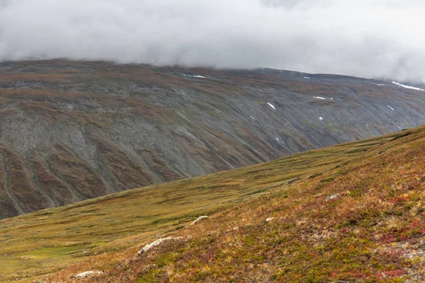 Beautiful Wild Nature Sarek National Park Sweden Lapland Snow Capped — 스톡 사진