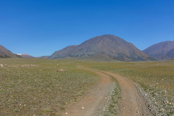 Paesaggi Mongoli Nelle Montagne Altai Ampio Paesaggio — Foto Stock