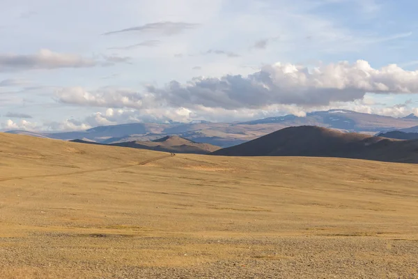 Сухі Монгольські Пейзажі Горах Алтаю Широкий Пейзаж — стокове фото