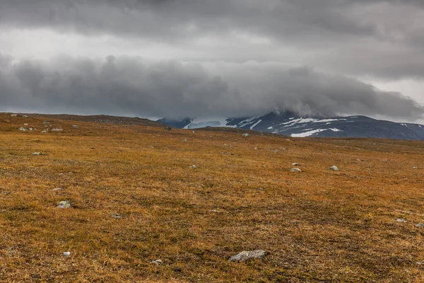 Montagnes Parc National Sarek Laponie Automne Suède Objectif Sélectif — Photo