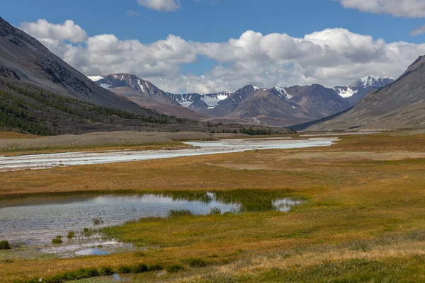 Paisaje Mongol Del Valle Mongolia Estepa Mongola Altai — Foto de Stock