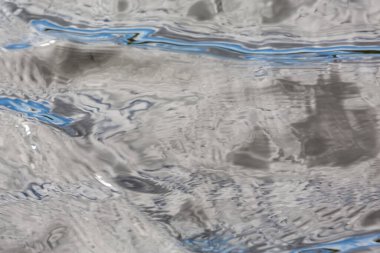 Güneş ışığı suya yansıyor. Harika bir arka plan.