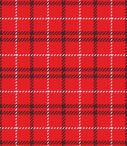 Padrão Xadrez Lumberjack Tartan Moderno Tradicional Clã Escocês Cunningham Impressão — Vetor de Stock