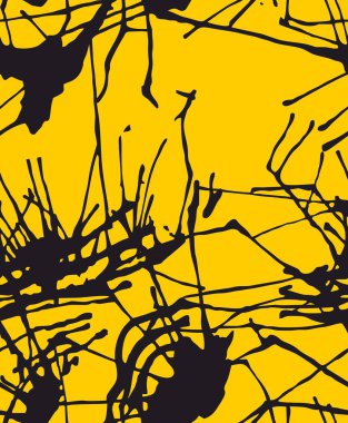 Suluboya sıçrama etkisi. Fırça darbeleri arka plan. - vektör