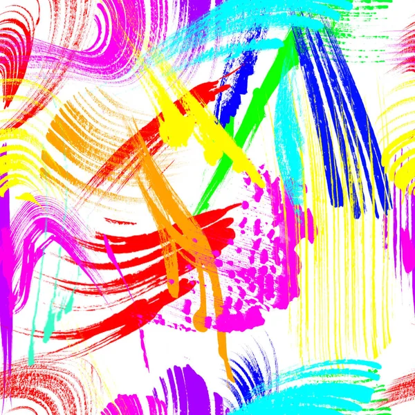Akvarell Pensel Stroke Bakgrund Färgglatt Konstnärligt Tryck Stänk Den Illustration — Stockfoto