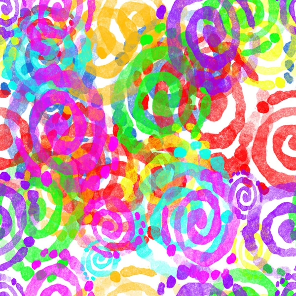 Aquarell Pinsel Streicht Hintergrund Farbenfroher Künstlerischer Druck Platsch Abbildung — Stockfoto