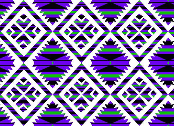 Abstrakcyjny Wzór Plemienny Tradycyjne Ozdobne Etniczne Geometryczne Tło Bezszwowe Kolorowe — Zdjęcie stockowe