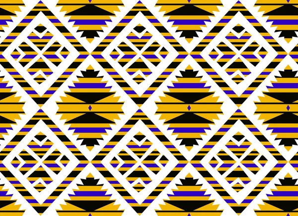 Αφηρημένο Φυλετικό Μοτίβοπαραδοσιακό Διακοσμητικό Εθνοτικό Γεωμετρικό Υπόβαθρο Απρόσκοπτα Πολύχρωμα Σχήματα — Φωτογραφία Αρχείου