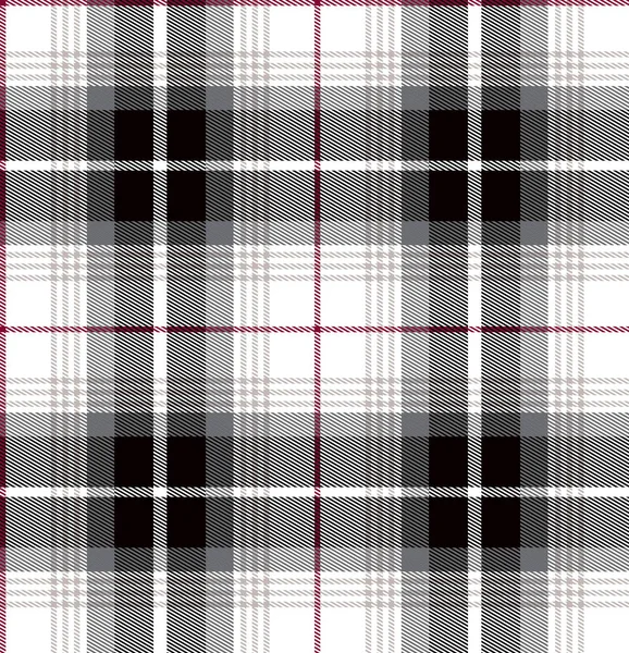 Pastel gri, tozlu bej, kırmızı ve beyaz renkte ekose çek. Kusursuz kumaş. Moda baskısı. - Resim.