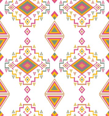 Geleneksel geometrik desen. Etnik, halk, süs geçmişi. - Resim.