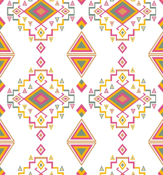 Traditionelle Geometrische Muster Ethnischer Volkstümlicher Ornamentaler Hintergrund Abbildung — Stockfoto