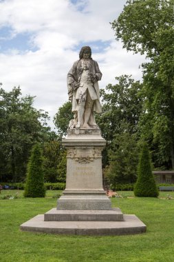 Lyon 'daki botanik bahçesi. Lyon, Fransa 'daki parkta bir sera..