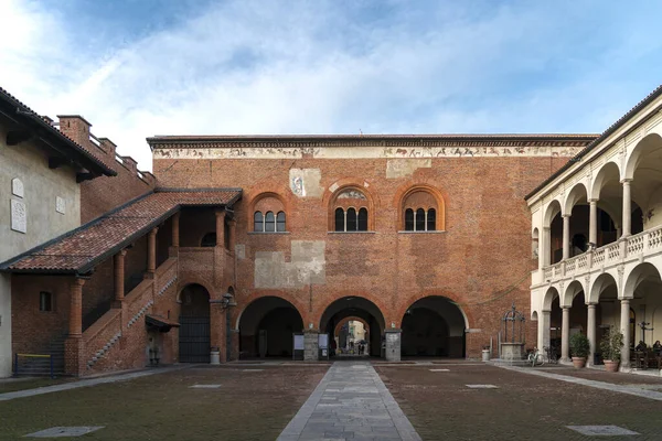 Novara city, Piedmont, Italy. HISTORIC PALACES IN NOVARA CITY IN ITALY IN EUROOPE Stock Image