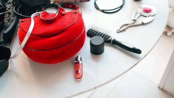 Détour Sur Curseur Accessoires Luxe Pour Femmes Qui Reposent Sur — Video