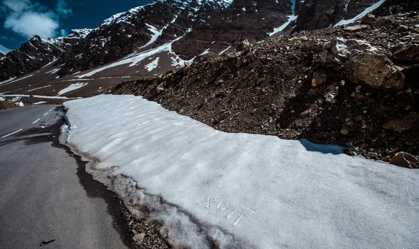 Viaje Moto Leh Ladagh Camino Más Alto Del Mundo India — Foto de Stock