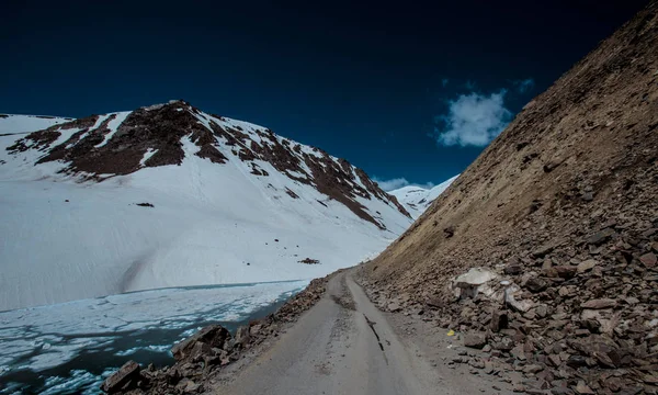 Viaje Moto Leh Ladagh Camino Más Alto Del Mundo India —  Fotos de Stock