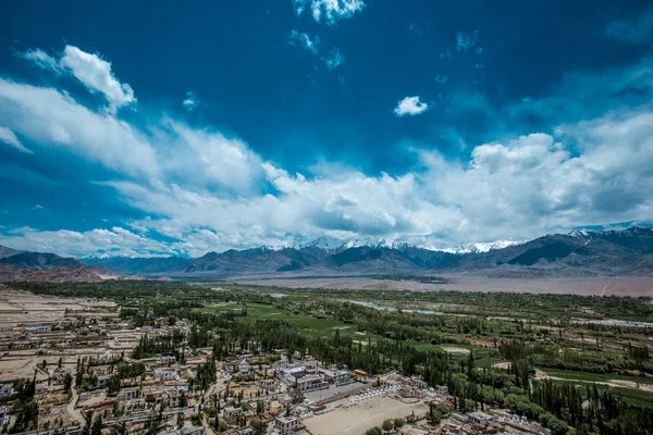 Leh Ten Ladagh Olan Yolculuğum Dünyanın Yüksek Yolu Hindistan Himalayaları — Stok fotoğraf