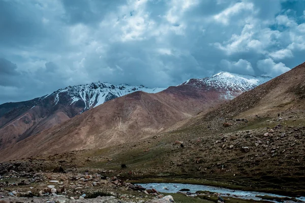 Moto Trip Leh Ladakh Highest Road World India Himalayas — стоковое фото