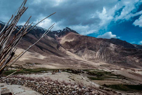 Viaje Moto Leh Ladakh Carretera Más Alta Del Mundo India —  Fotos de Stock