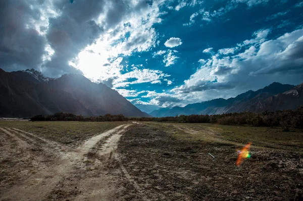 Viaje Moto Leh Ladakh Carretera Más Alta Del Mundo India —  Fotos de Stock