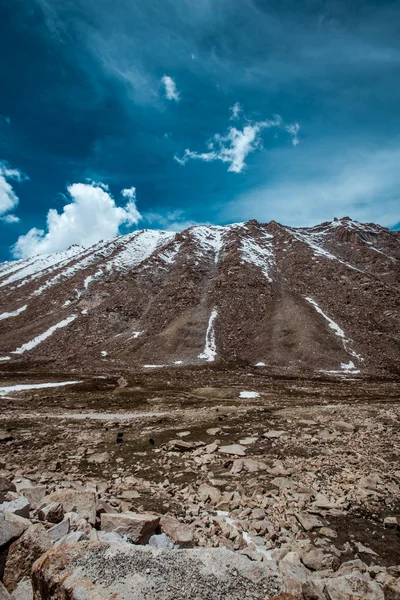 Viaje Moto Leh Ladakh Carretera Más Alta Del Mundo India — Foto de Stock