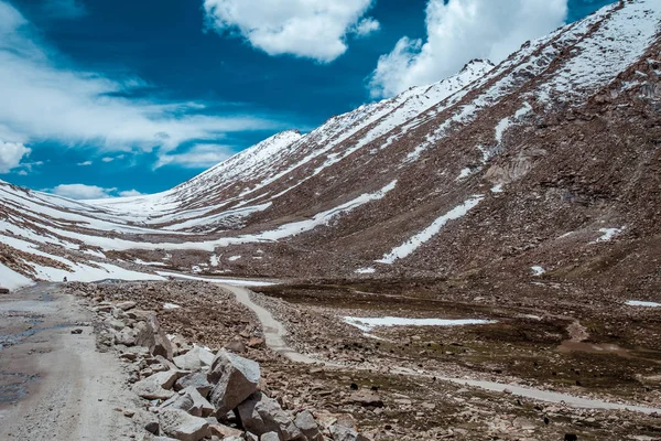 Moto Trip Leh Ladakh Highest Road World India Himalayas — Stock Photo, Image