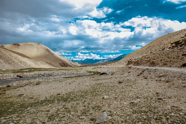 Viaje Moto Leh Ladakh Carretera Más Alta Del Mundo India — Foto de Stock