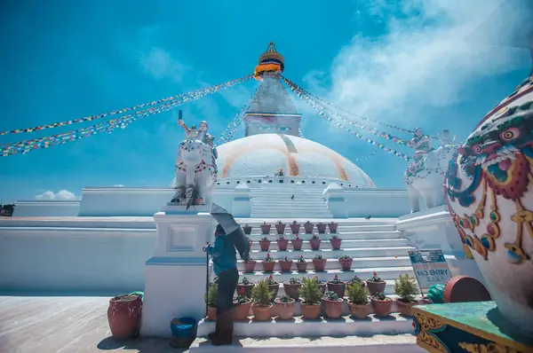 Annapurna Gezisi Nepalli Himalayalar — Stok fotoğraf