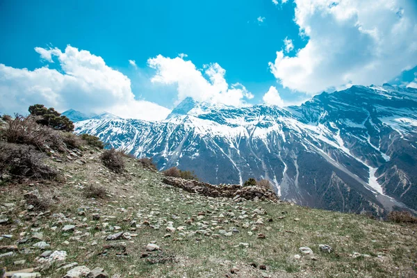 Annapurna Circuit Túra Nepáli Himalája — Stock Fotó