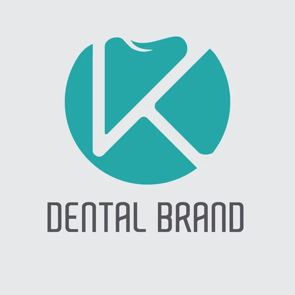 Dişçi Diş Logosu Vektör Şablonu — Stok Vektör