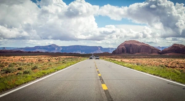 Autopista Que Conduce Monument Valley Utah —  Fotos de Stock