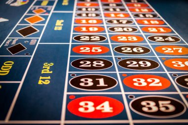 Bir Casino rulet masası
