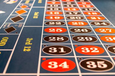 Bir Casino rulet masası