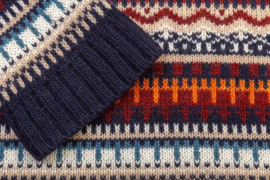 Süs Örme Kumaş dokulu arka plan