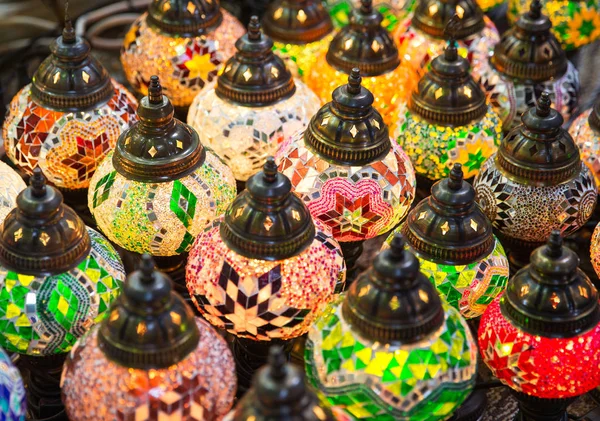 Traditional Eastern Lamps Lighting Darkness — Stock Photo, Image