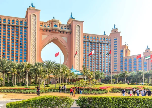 Dubai Uae Enero Atlantis Hotel Palm Dubai Emiratos Árabes Unidos —  Fotos de Stock