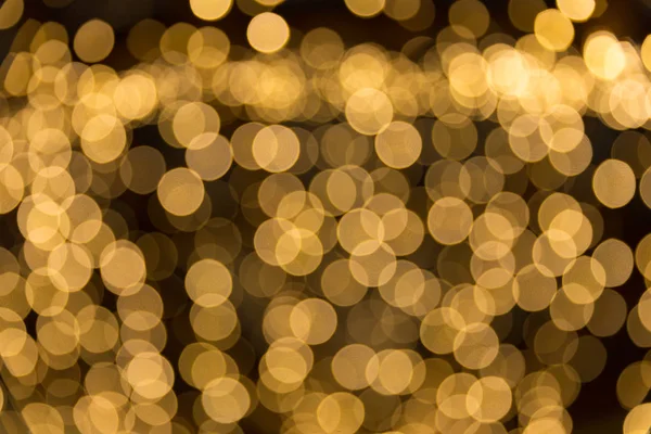 Golden Abstract Background Bokeh Defocused Lights — Stock Photo, Image