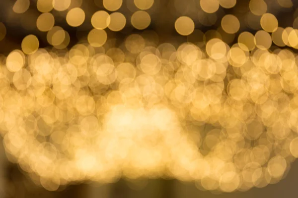 Golden Abstract Background Bokeh Defocused Lights — Stock Photo, Image