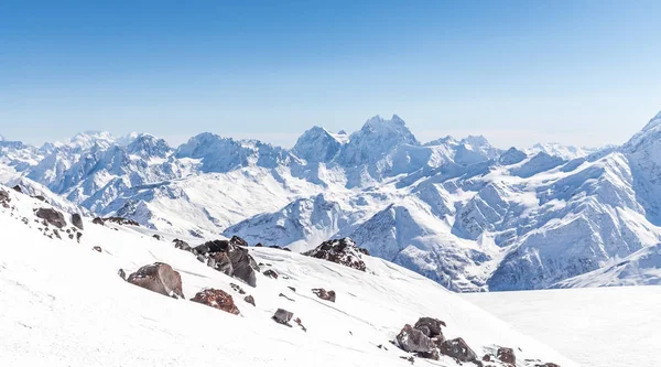 Montanhas Paisagem Cáucaso Rússia — Fotografia de Stock