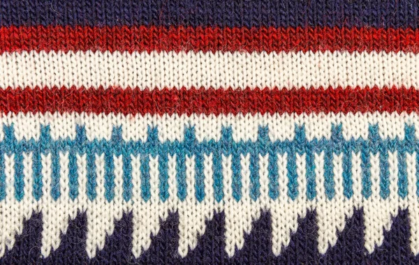 Ornamentale Strickwaren Texturierten Hintergrund — Stockfoto