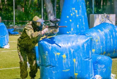 Paintball spor oyuncu