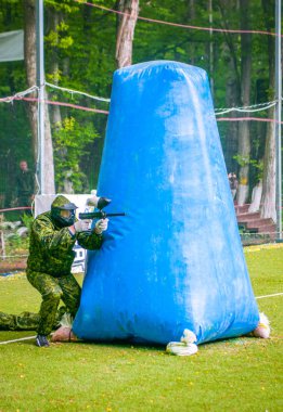 Paintball spor oyuncu