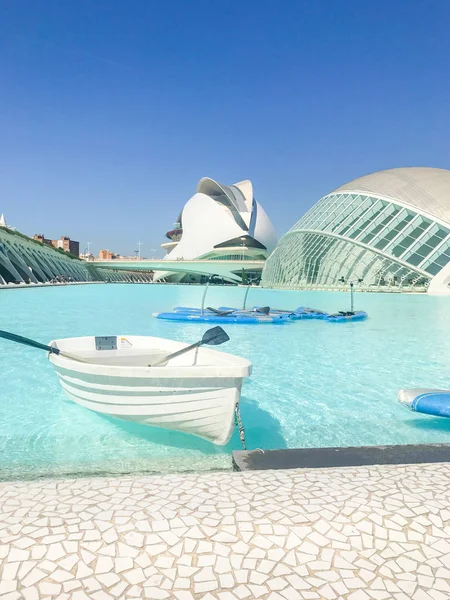 Valencia Spagna Settembre Zona Della Città Arte Delle Scienze Settembre — Foto Stock