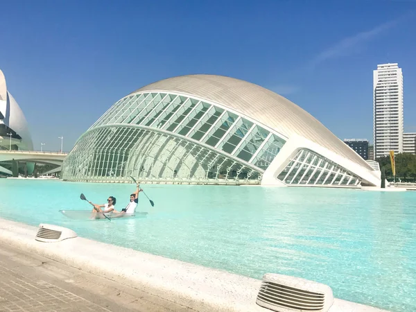 Valencia Espanha Setembro Cidade Das Artes Ciências Área Setembro 2017 — Fotografia de Stock