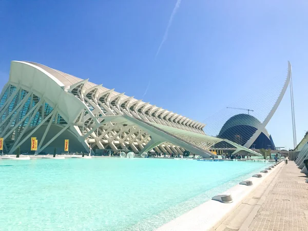 Valencia Espanha Setembro Cidade Das Artes Ciências Área Setembro 2017 — Fotografia de Stock